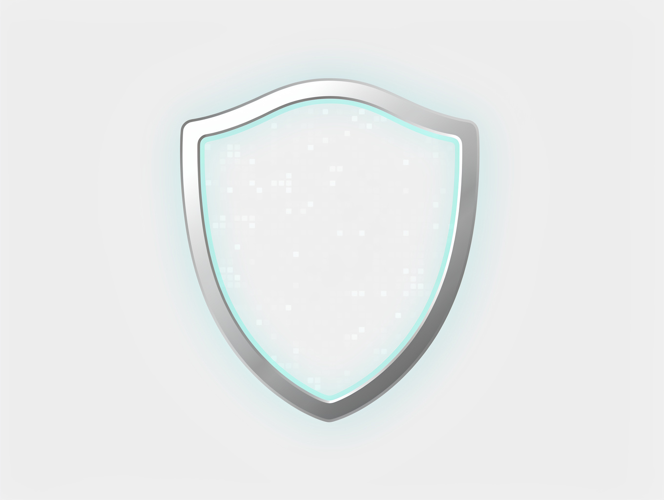 Digital security shield icon